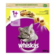 Whiskas сухой корм для кошек от 1 года с курицей 800 гр